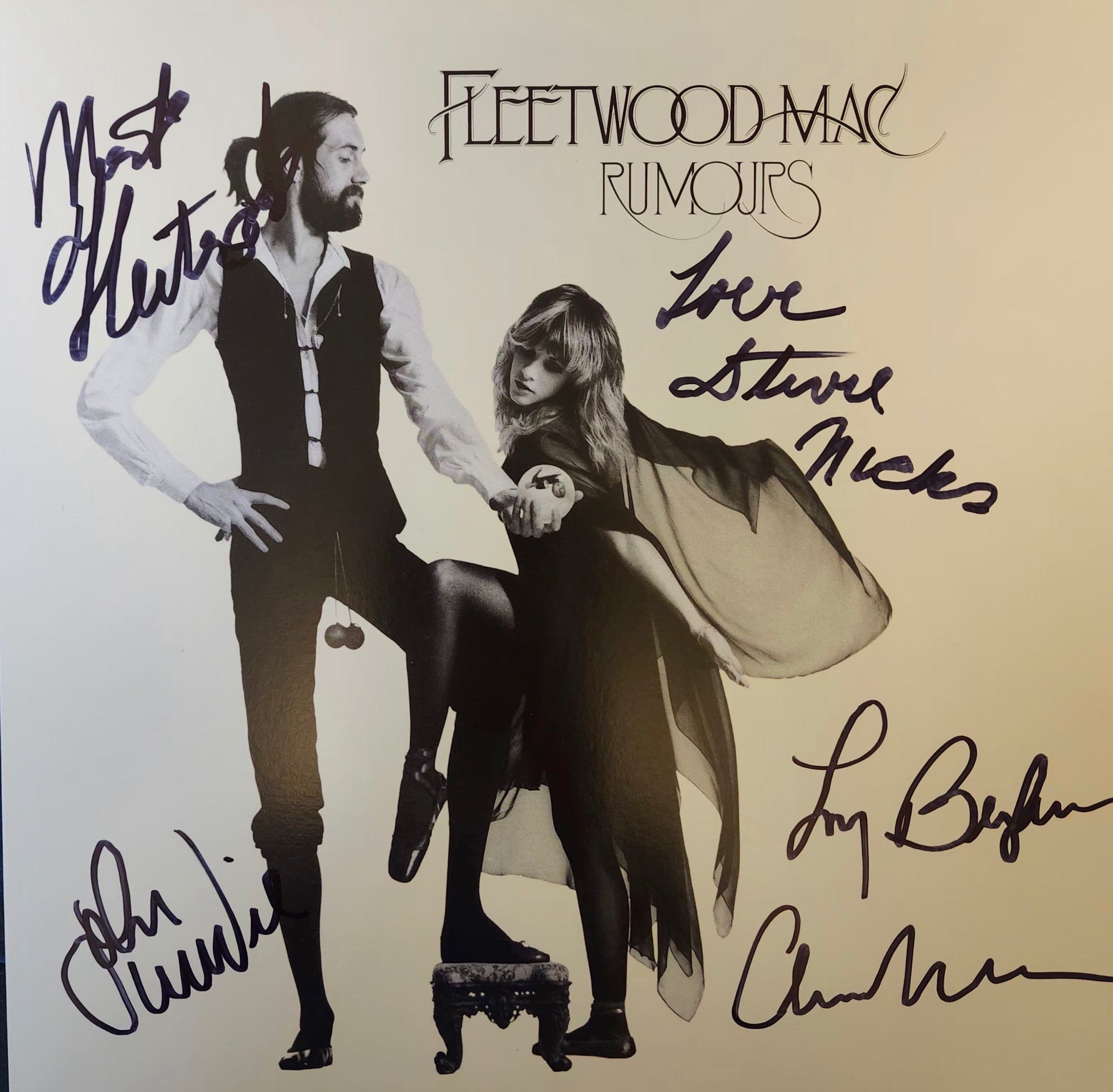 fleetwood mac band signed autographed album vinyl