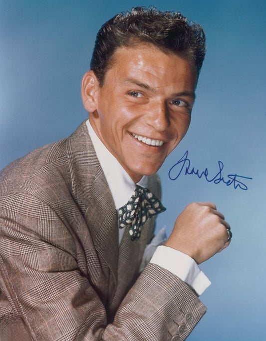 Frank Sinatra signed photo early years 
