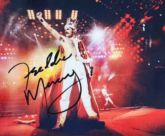 FREDDIE MERCURY signed autographed photo stage COA Hologram Beckett Autographs