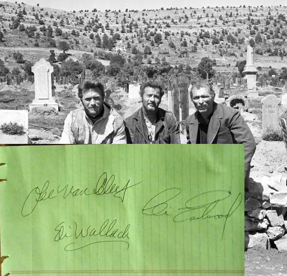 THE GOOD THE BAD AND THE UGLY CAST signed autographed photo COA Hologram Beckett Autographs