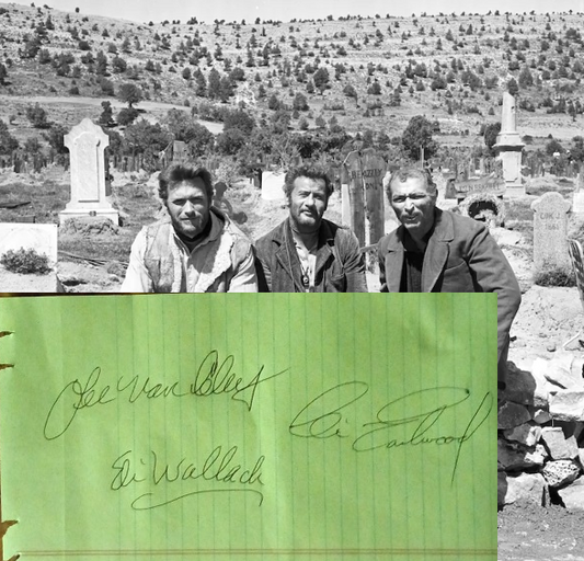 THE GOOD THE BAD AND THE UGLY CAST signed autographed photo COA Hologram Beckett Autographs