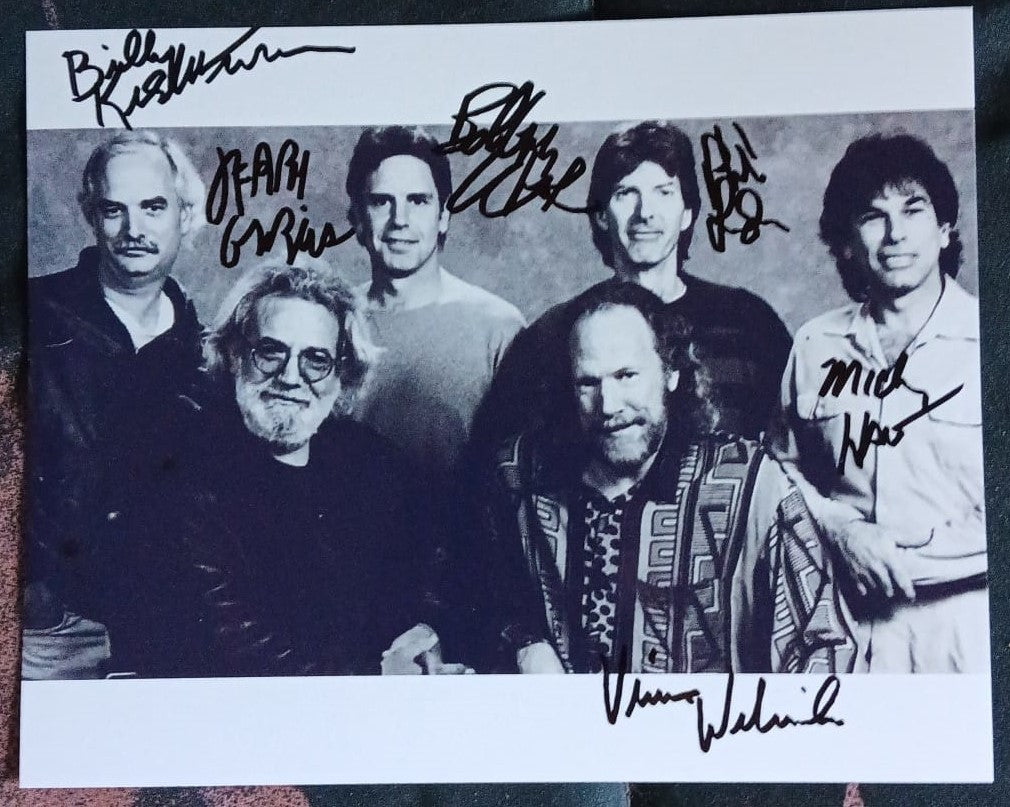 THE GRATEFUL DEAD BAND signed autographed photo COA Hologram Beckett Autographs