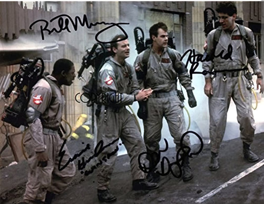 Ghostbusters cast signed photo ready for action 