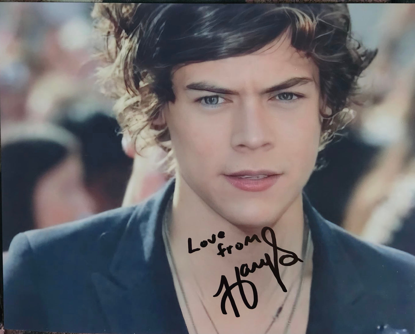 Harry Styles signed autographed inscribed love from photo