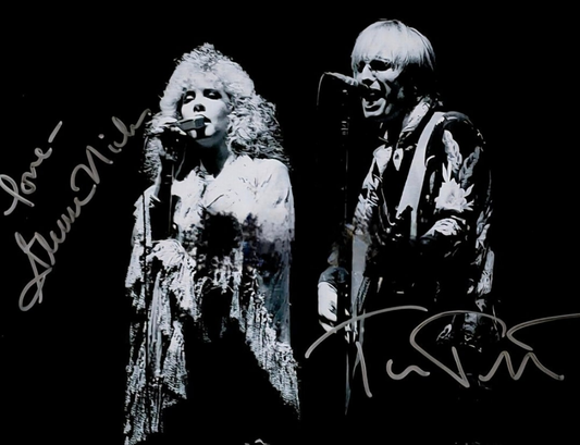 STEVIE NICKS TOM PETTY Signed photo COA Hologram