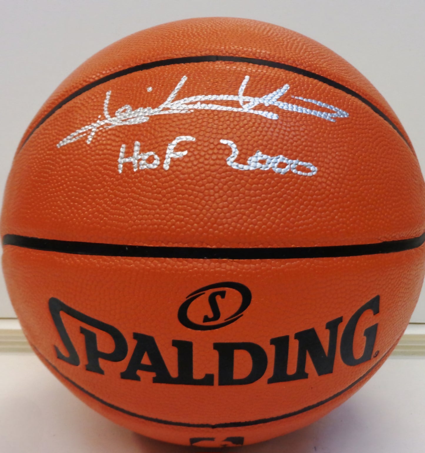 Isaiah Thomas signed basketball silver marker Spalding