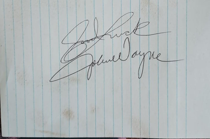 Shop JOHN WAYNE Signed Photos and Autographs $275 at Boston Memorabilia