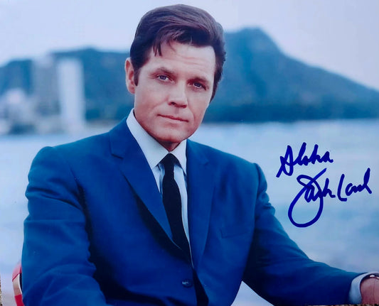 Jack Lord signed photo blue marker