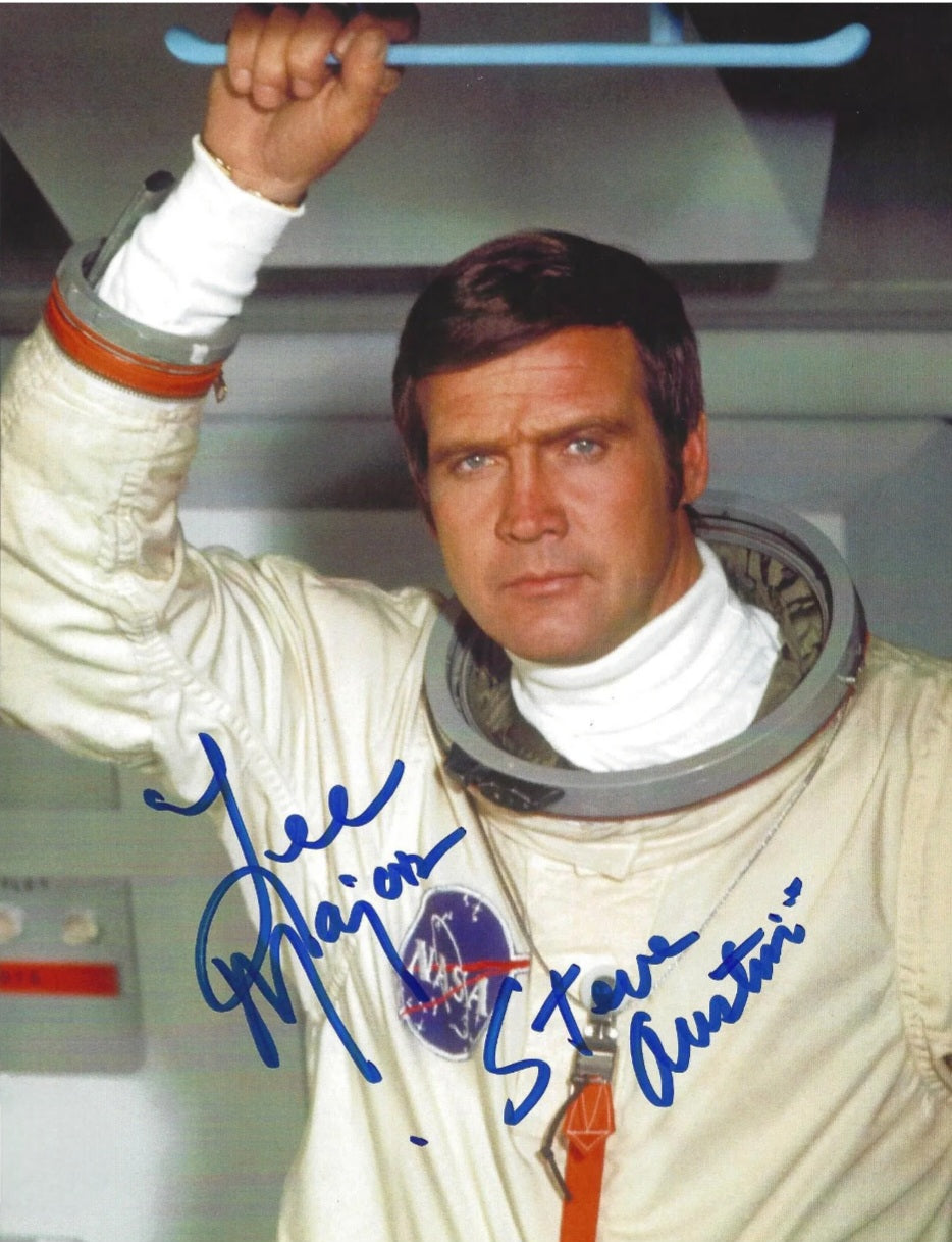 Lee majorsigned photo astronaut scene