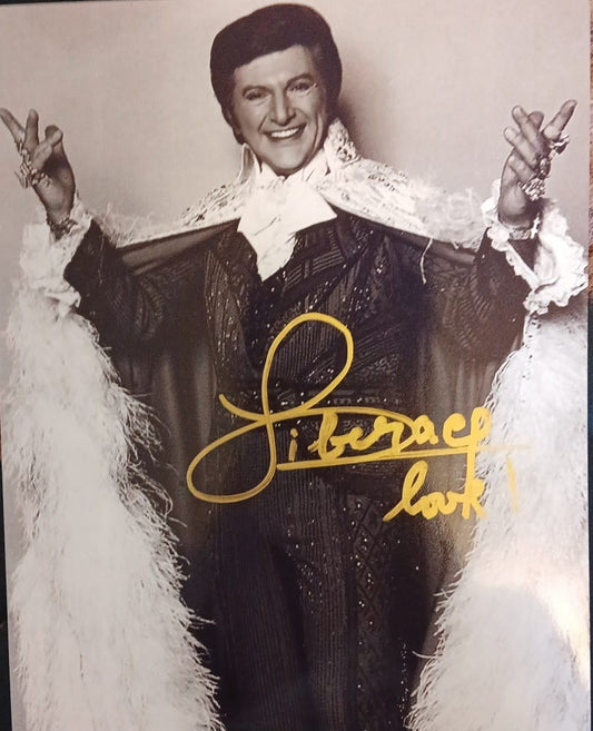 LIBERACE signed autographed photo COA Hologram Beckett Autographs