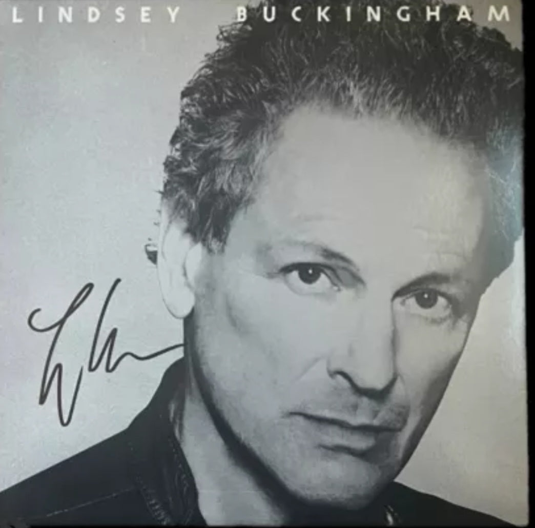 Lindsay Buckingham signed Fleetwood Mac album black marker