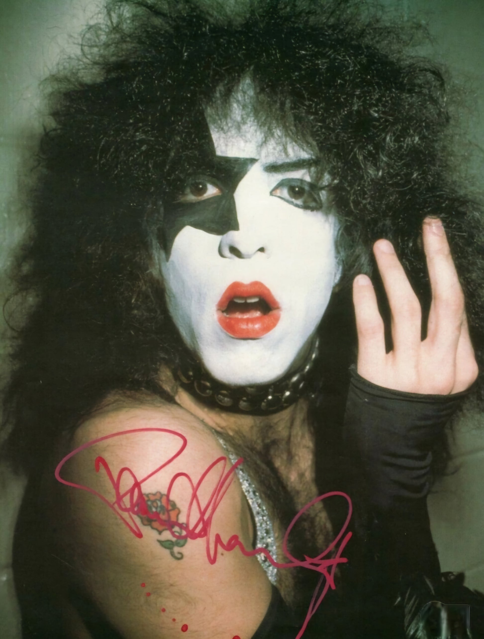 Paul Stanley Kiss signed photo