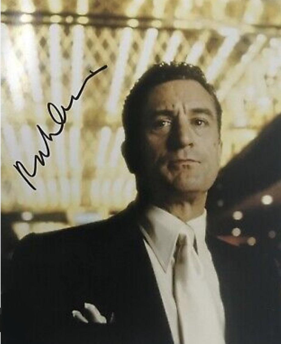 Robert De Niro signed photo Casino movie scene