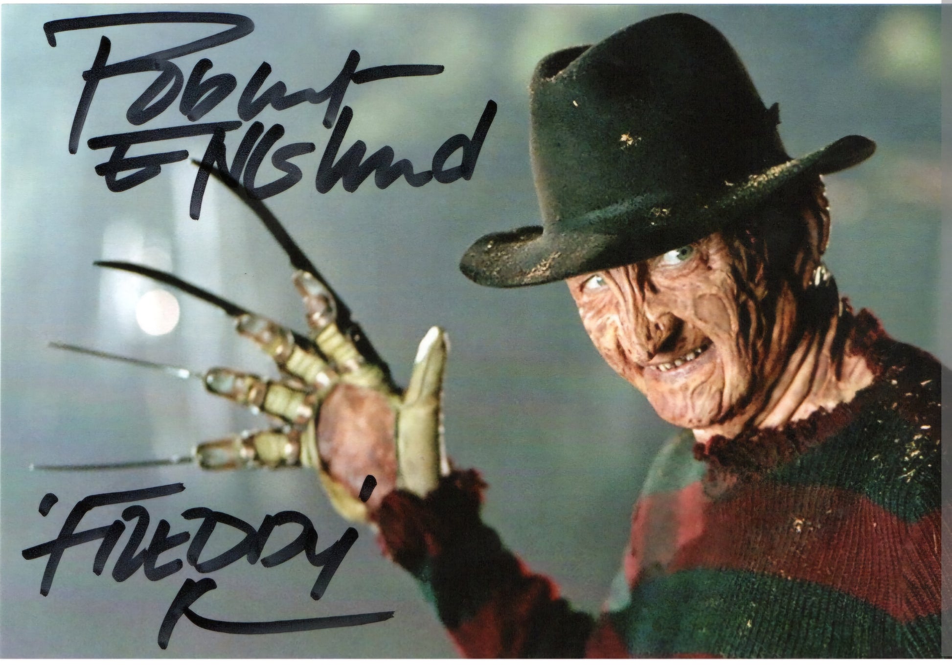 Robert Englund signed autographed inscribed photo Boston memorabilia