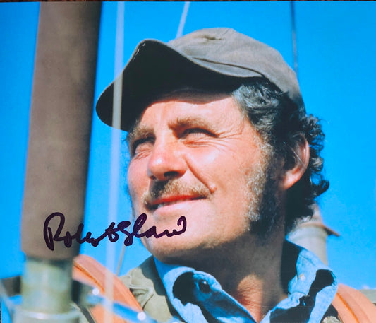 Robertshaw sign photo black marker Jaws movie action scene