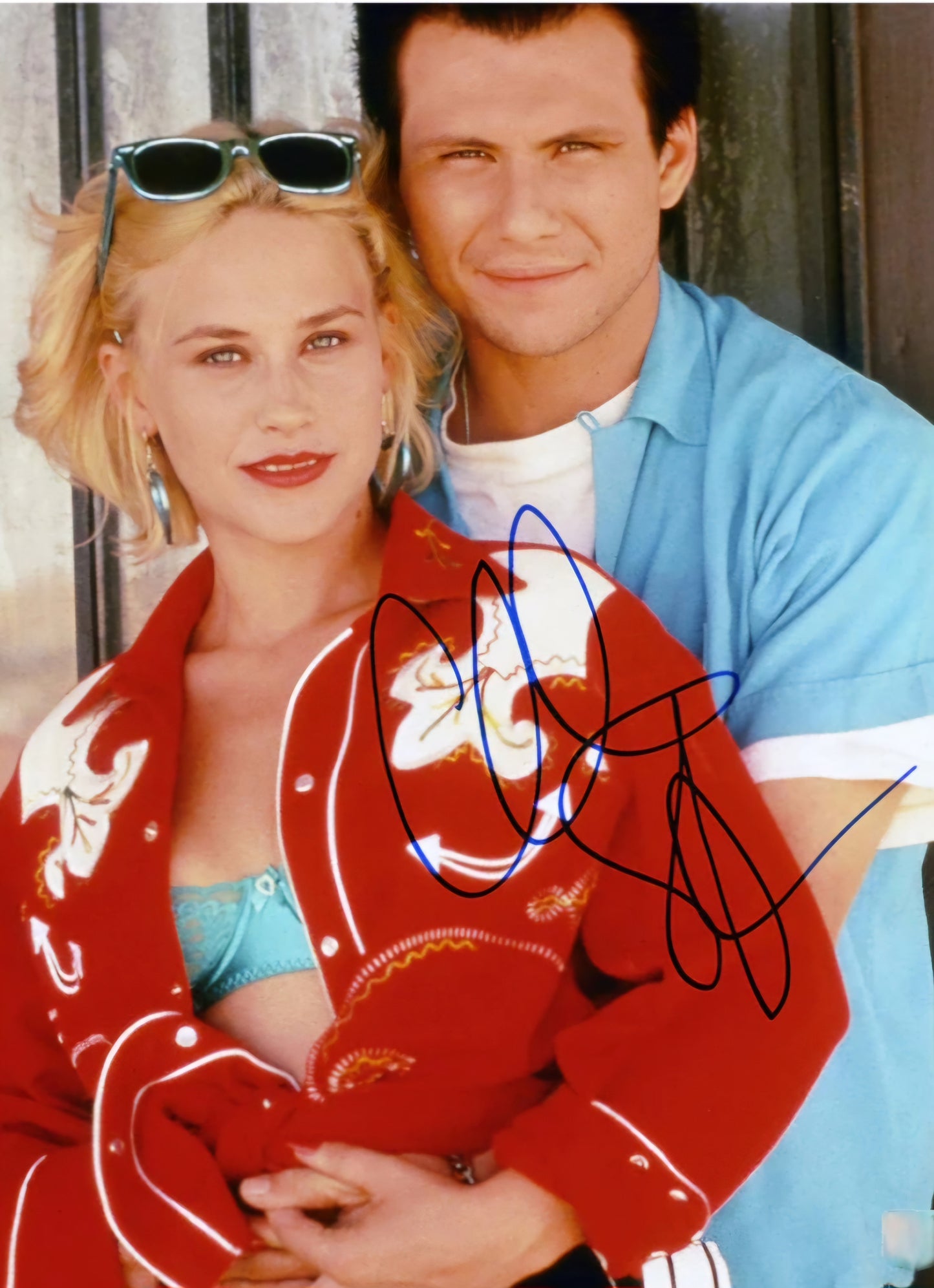 Christian Slater signed photo Beckett autographs