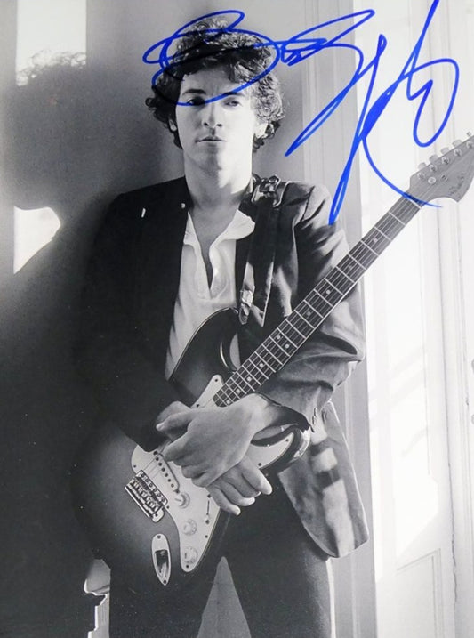 Bruce Springsteen signed photo black and white Beckett autographs