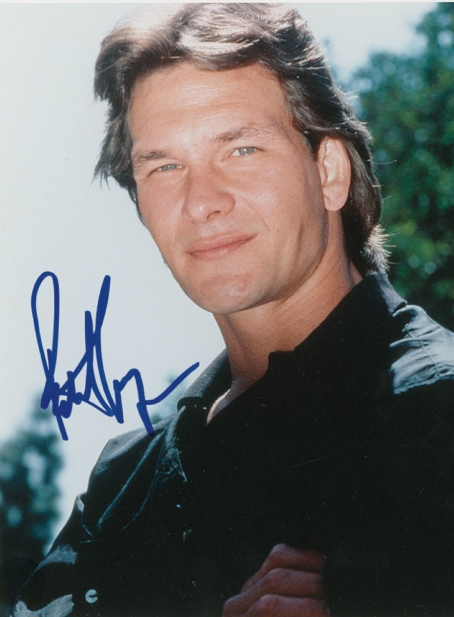 Patrick Swayze signed photo the later years Beckett autographs