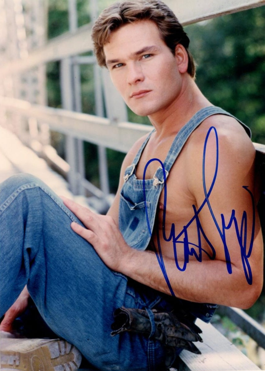 Patrick Swayze signed photo Country Boy Beckett autographs