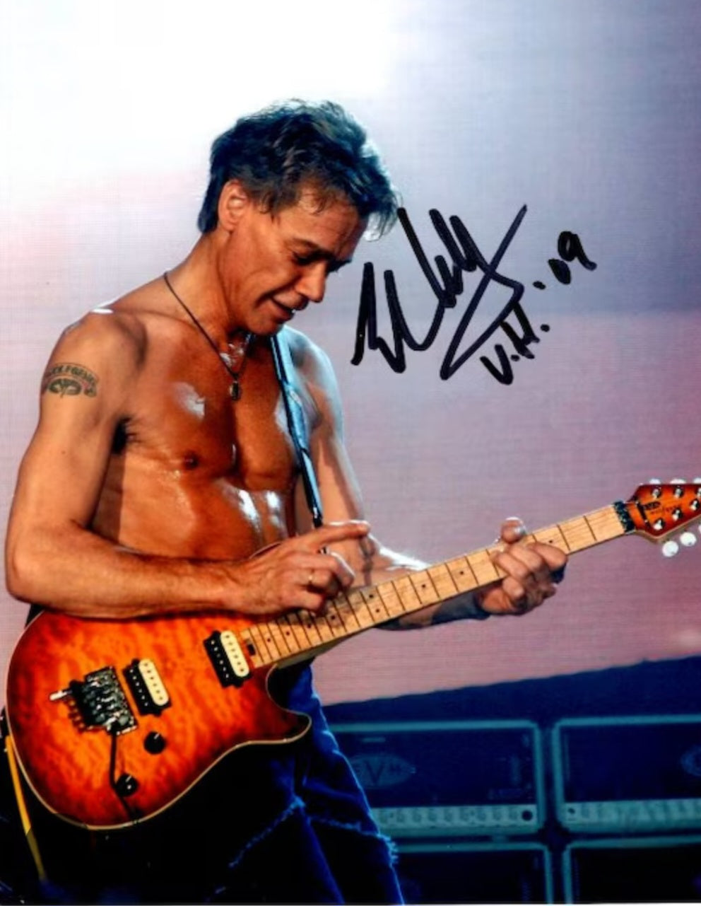 Eddie Van Halen signed photo years Beyond Beckett autographs