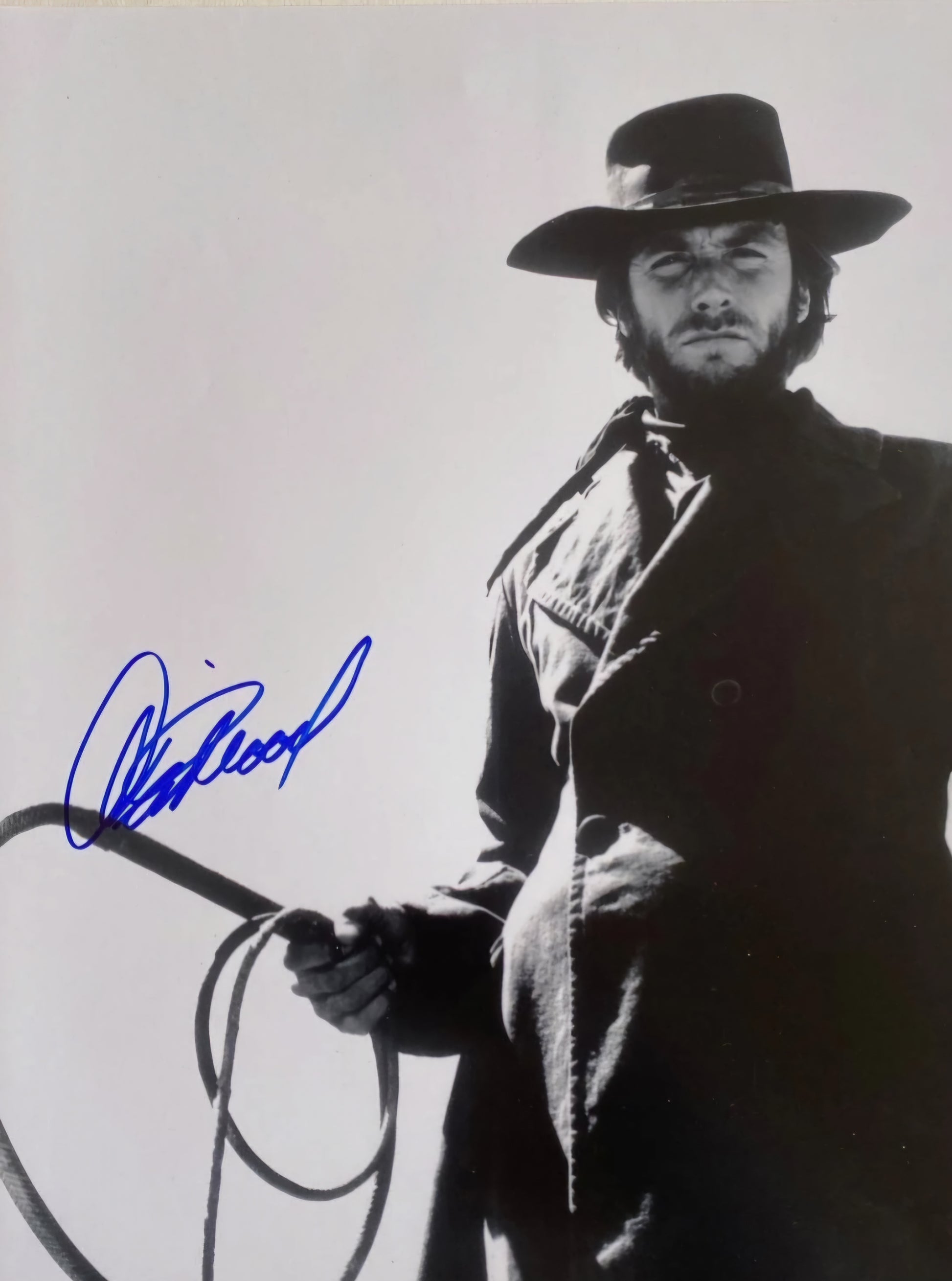 Clint Eastwood signed photo High Plains Drifter Beckett autographs