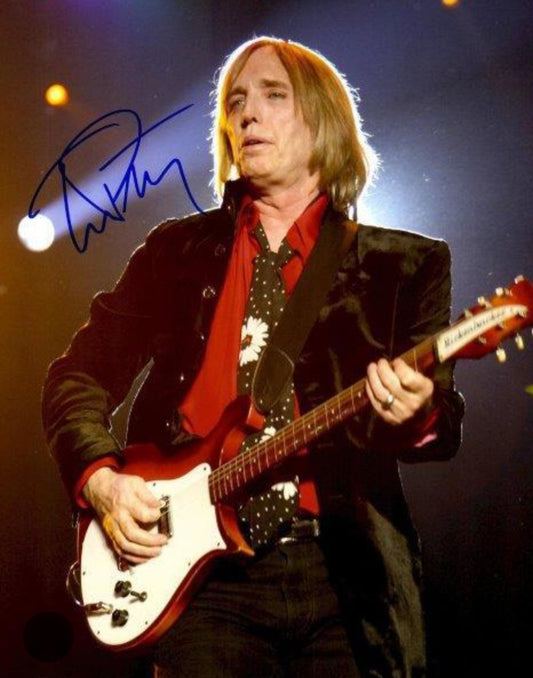 TOM PETTY signed autographed photo refugee COA Hologram