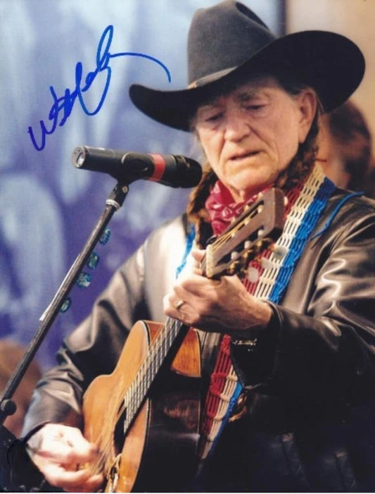 WILLIE NELSON Signed Autographed Photo The Stranger COA Hologram