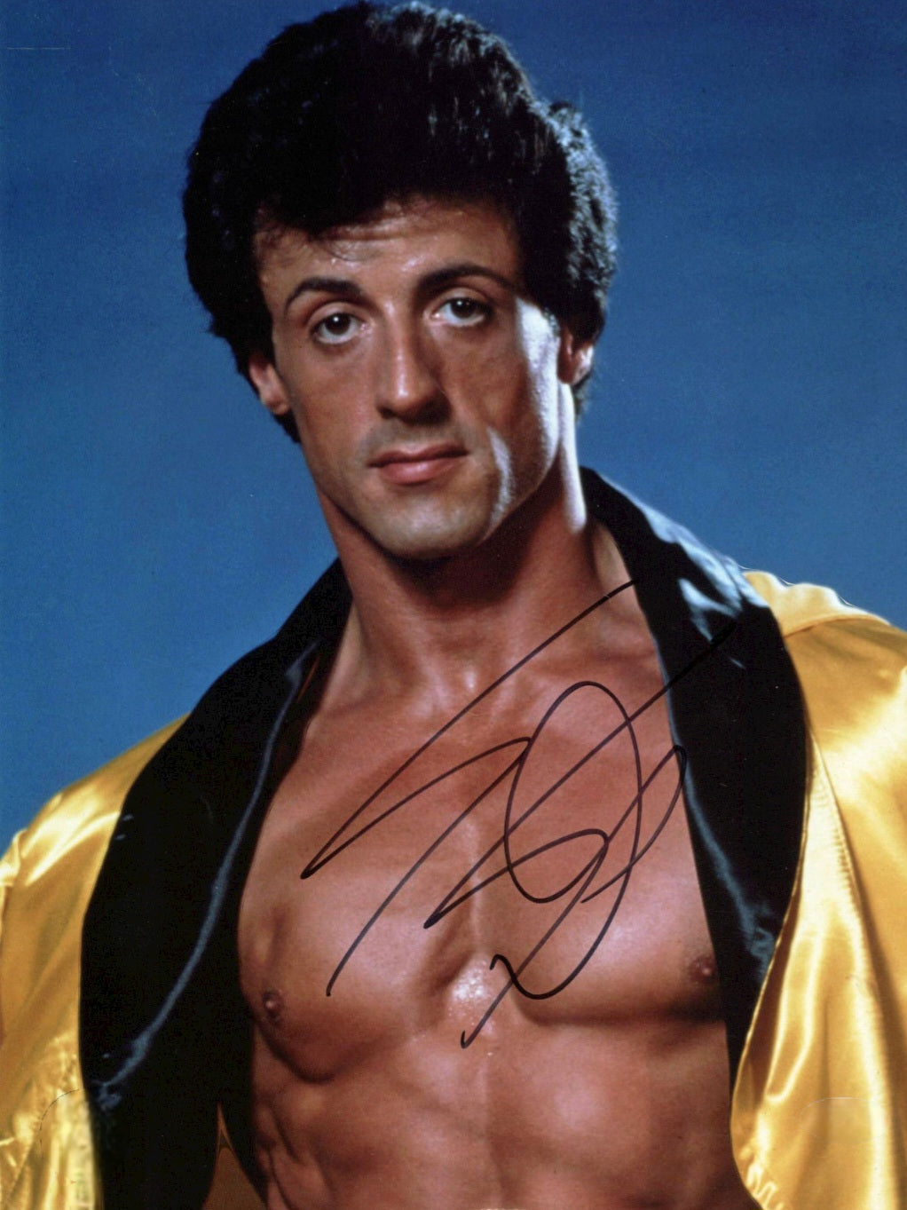 Sylvester Stallone signed photo The Golden Boy Beckett autographs