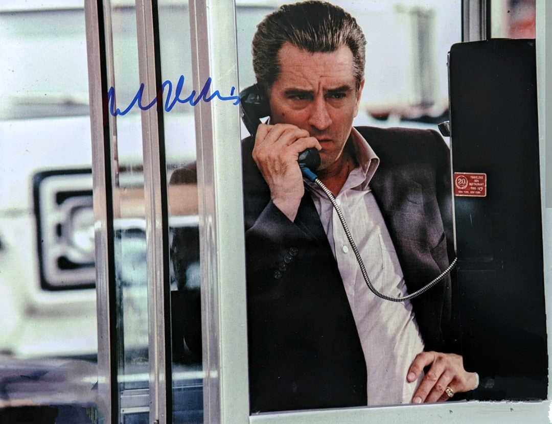 Robert De Niro signed photo Goodfellas movie scene on telephone