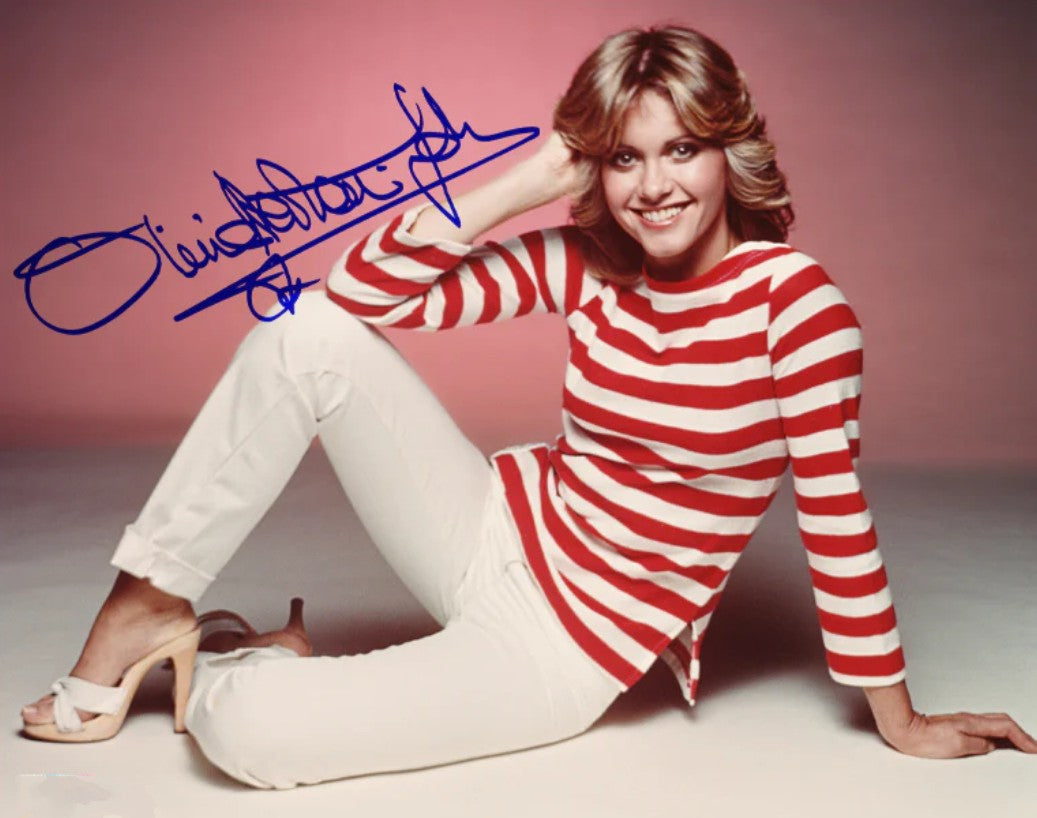 Olivia Newton-John signed autographed photo 1971