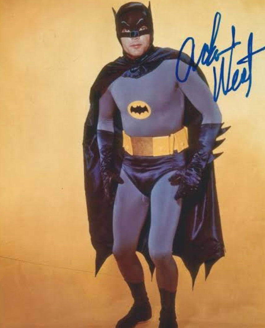 Adam West signed autographed photo bat pose