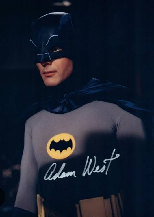 Adam West signed autographed photo silver marker