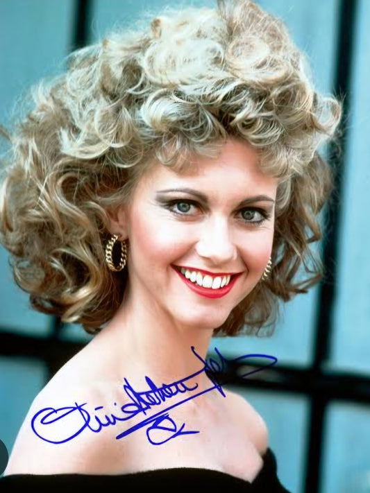 OLIVIA NEWTON JOHN signed autographed Sandy COA Hologram