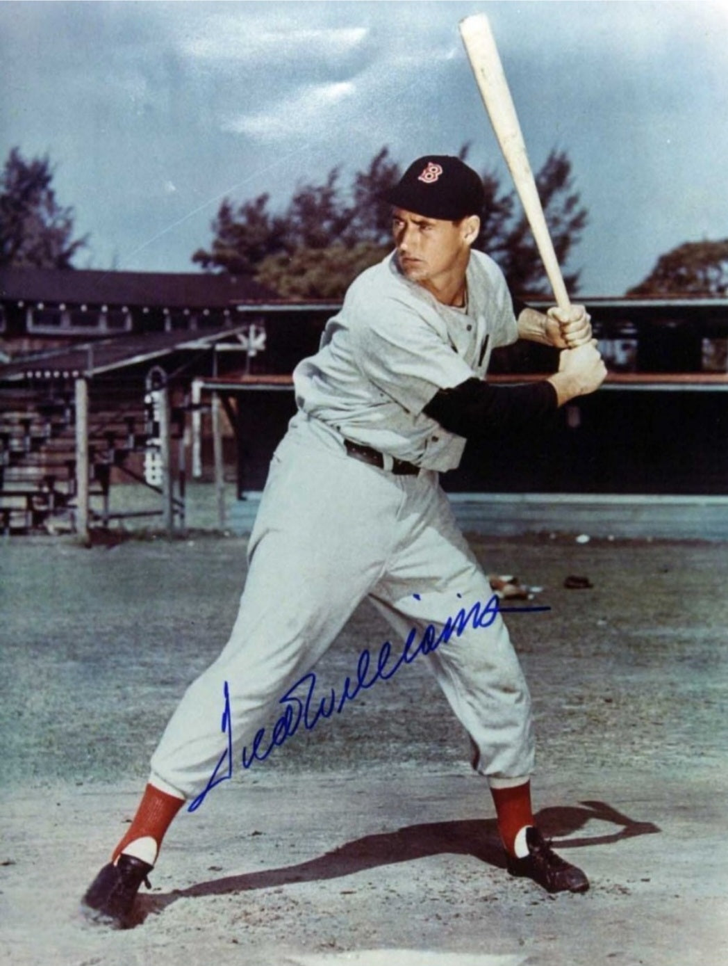 TED WILLIAMS signed autographed photo COA Hologram