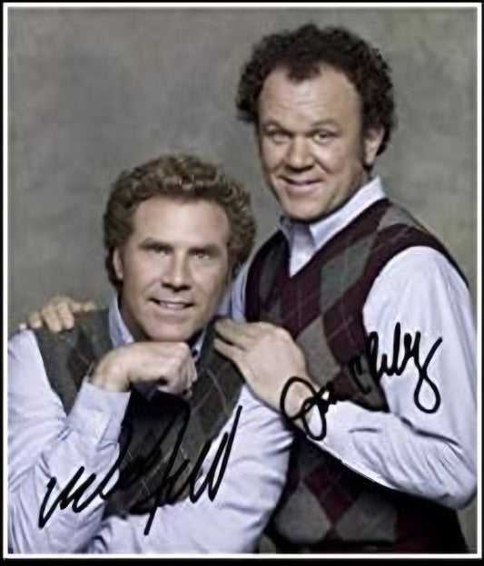 STEP BROTHERS CAST FERRELL RILEY signed autographed photo COA Hologram