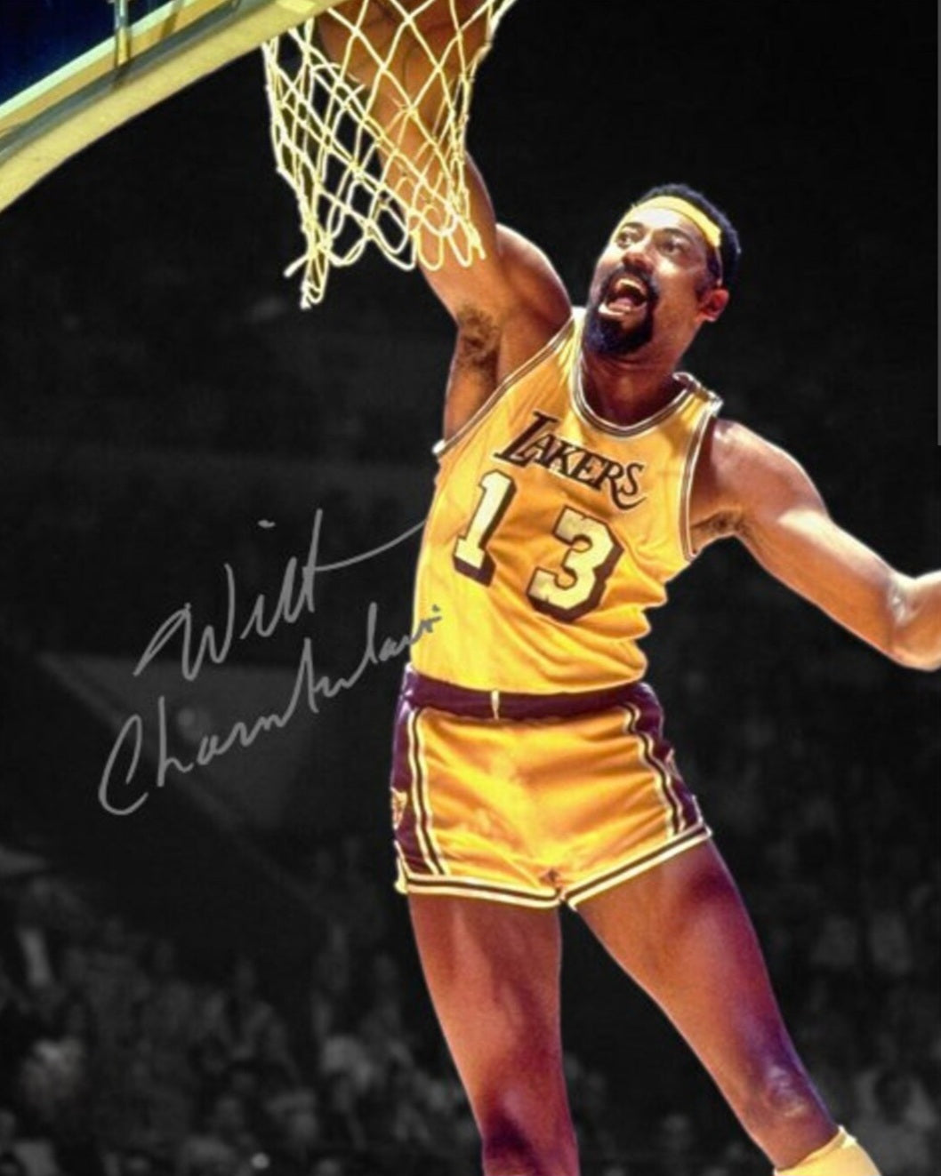 WILT CHAMBERLAIN signed autographed photo COA Hologram