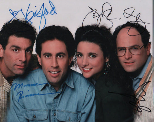 Seinfeld cast signed photo vintage Boston memorabilia