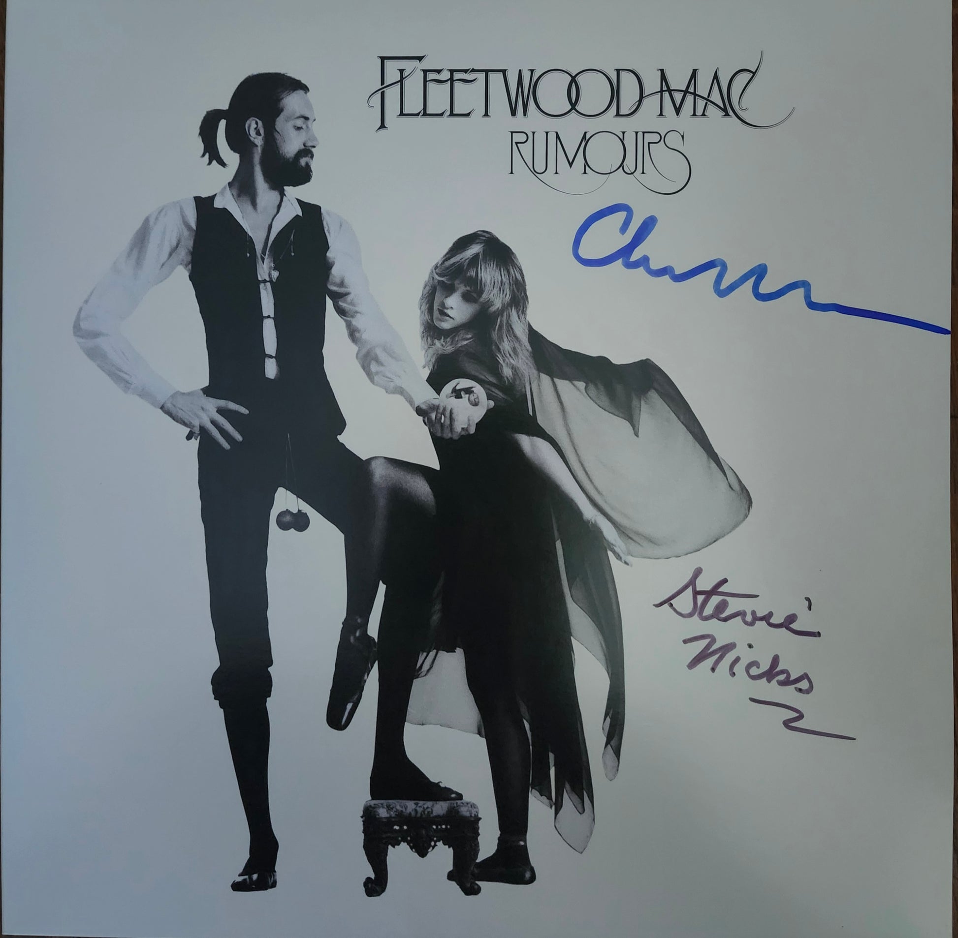 Christine McVie Stevie Nicks signed Fleetwood Mac self titled album