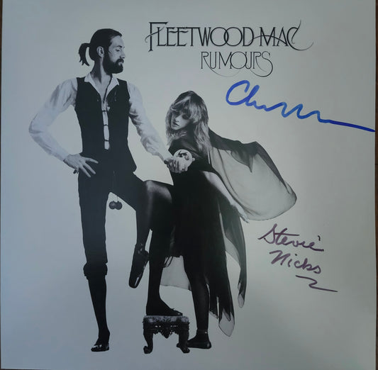 Christine McVie Stevie Nicks signed Fleetwood Mac self titled album