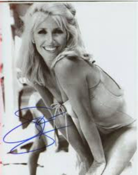 Suzanne somers signed photo black and white Boston memorabilia 