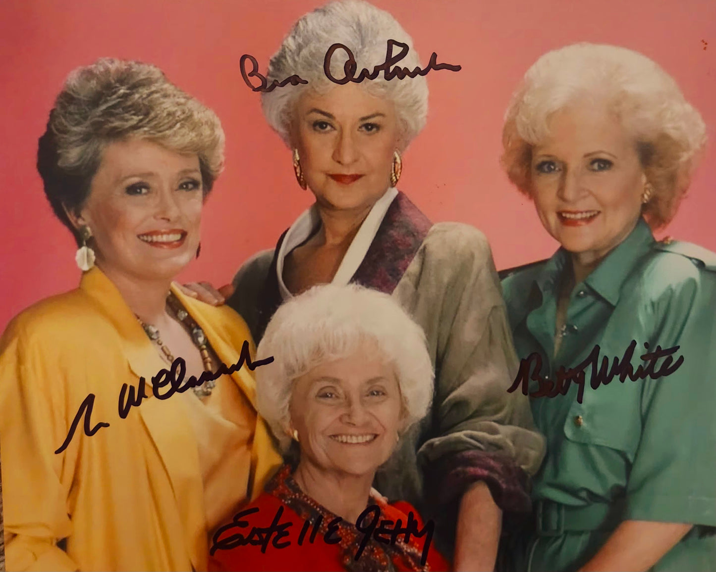 The Golden Girls signed photo black marker