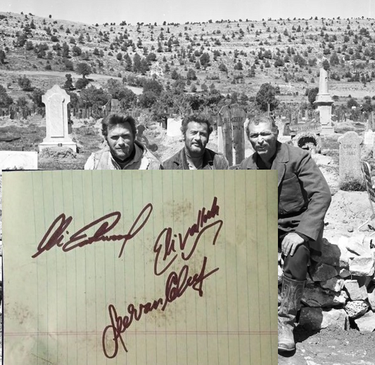 THE GOOD THE BAD AND THE UGLY CAST signed autographed photo COA Hologram 