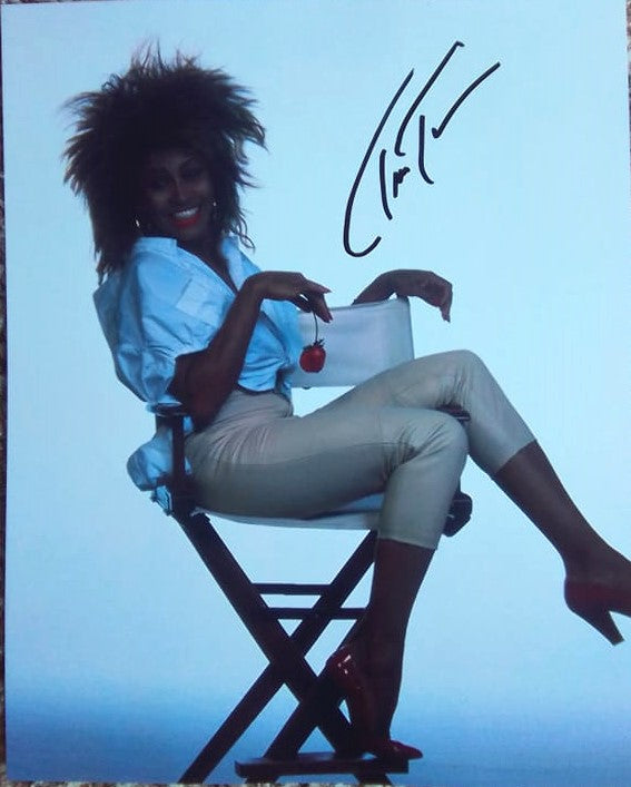 TINA TURNER signed autographed photo COA Hologram Beckett Autographs