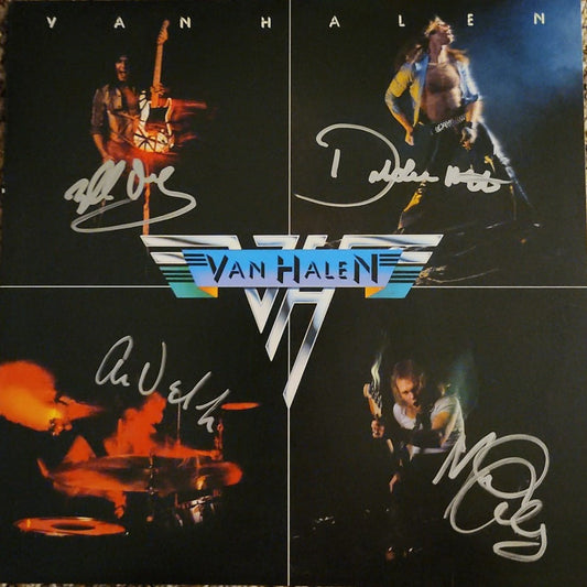 VAN HALEN signed autographed album COA debut Boston memorabilia
