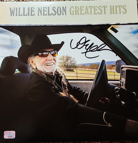 WILLIE NELSON signed autographed album COA Hologram greatest hits