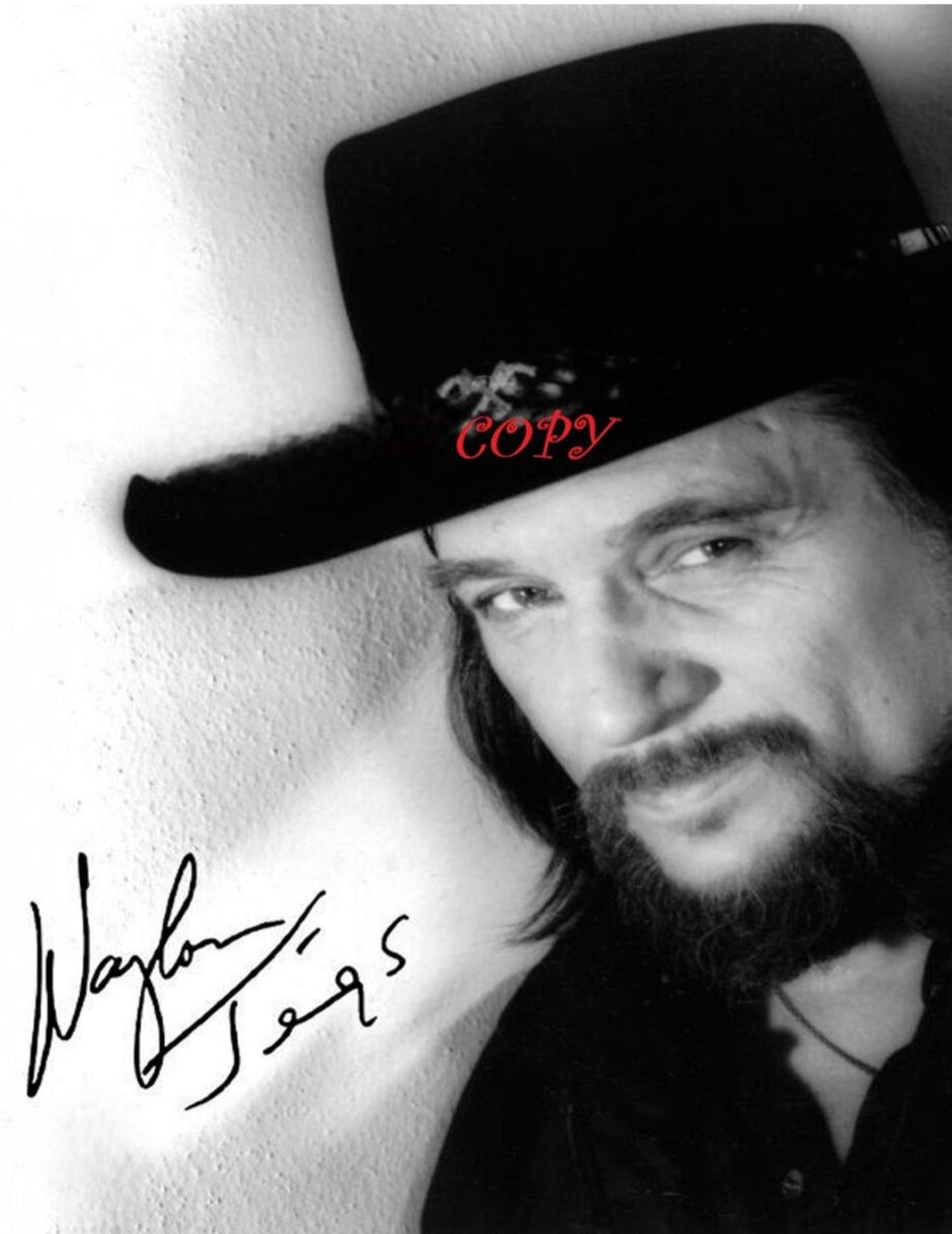 Shop WAYLON JENNINGS Signed Photos and Autographs $125 at Boston ...