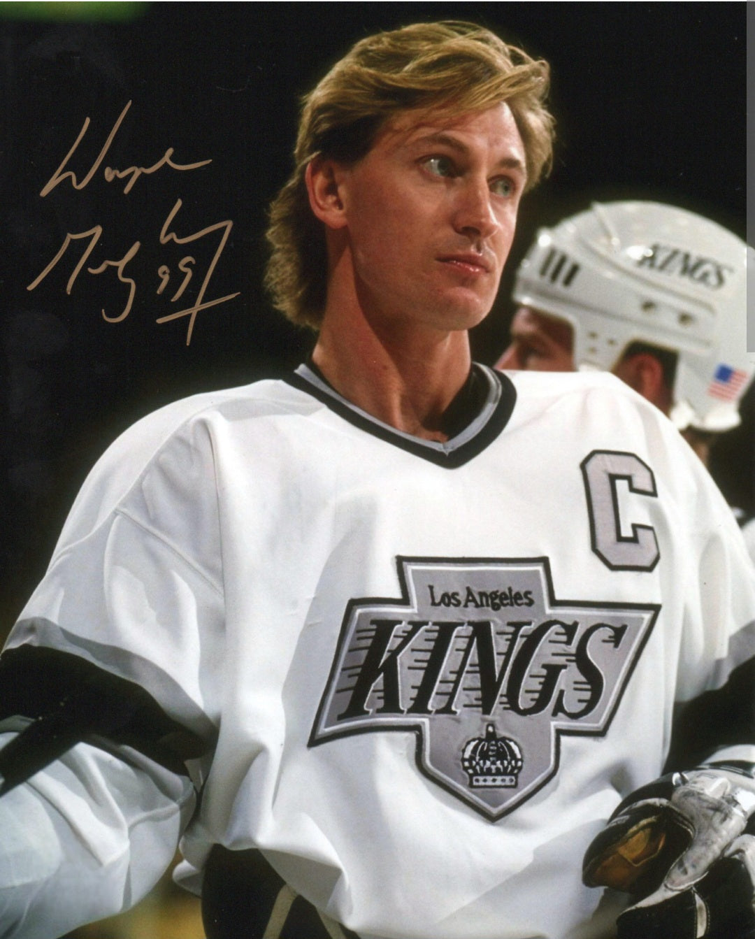 Wayne Gretzky signed photo for charity Boston memorabilia