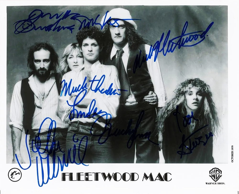 Fleetwood Mac group signed Warner Bros photo