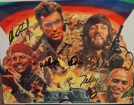 kelly's heroes signed photo in black marker