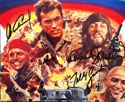 KELLY'S HEROES cast signed autographed photo COA Hologram Beckett Autographs